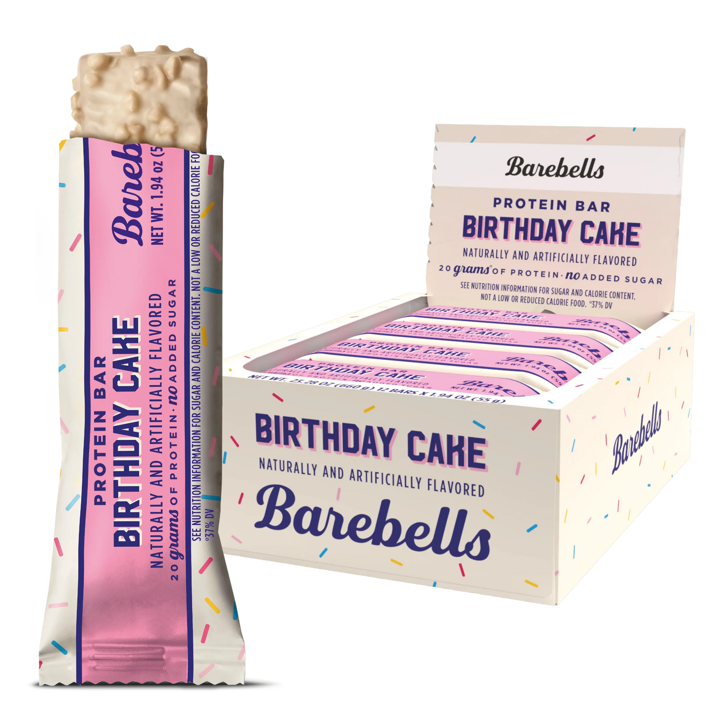 Barebells Protein Bars - 12 Count, 1.9oz Bars - Protein Snacks with 20g of High Protein - 1g of Total Sugars