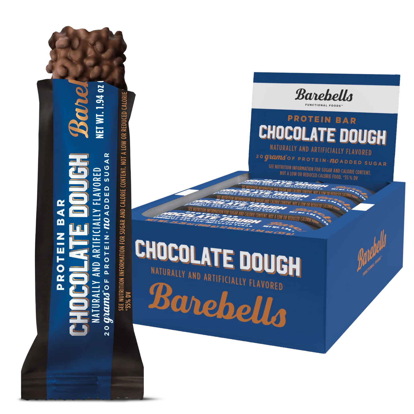 Barebells Protein Bars - 12 Count, 1.9oz Bars - Protein Snacks with 20g of High Protein - 1g of Total Sugars