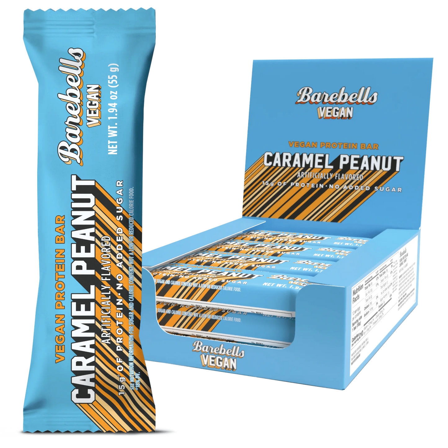 Barebells Protein Bars - 12 Count, 1.9oz Bars - Protein Snacks with 20g of High Protein - 1g of Total Sugars