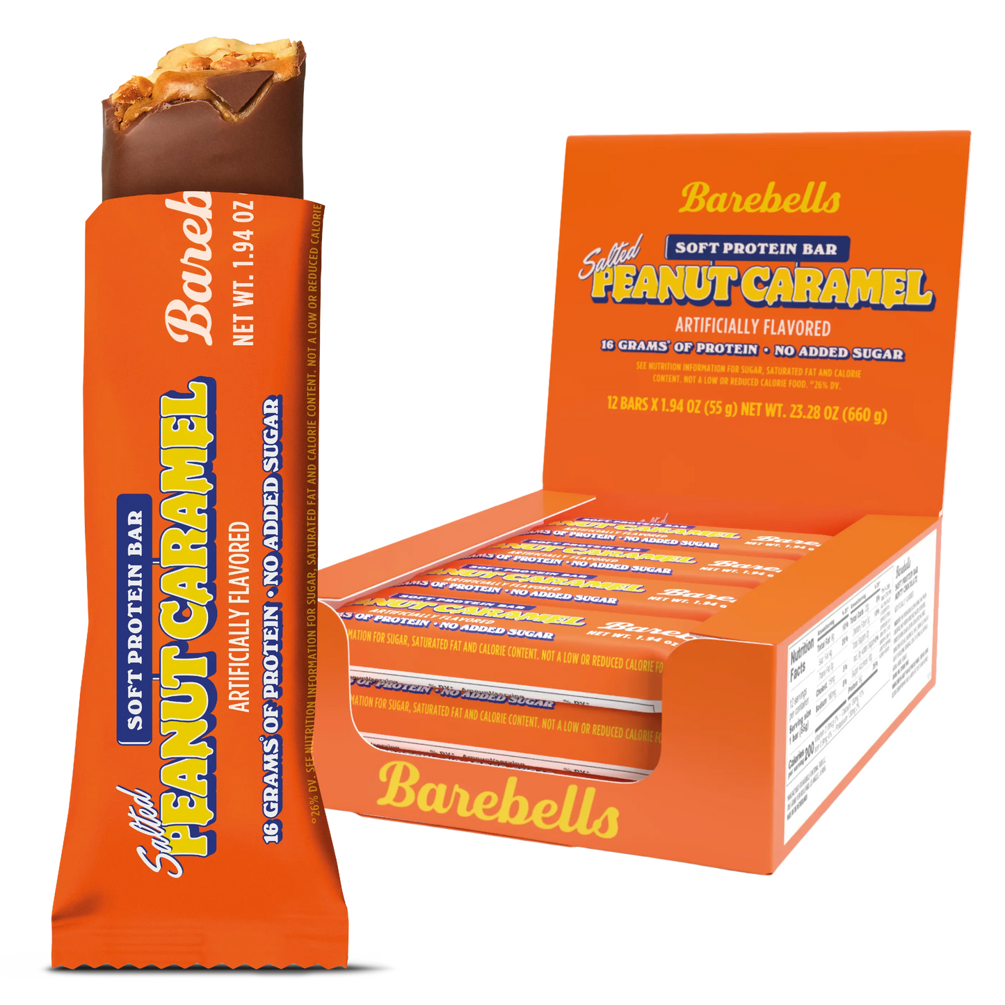 Barebells Protein Bars  - 12 Count, 1.9oz Bars - Protein Snacks with 20g of High Protein - 1g of Total Sugars