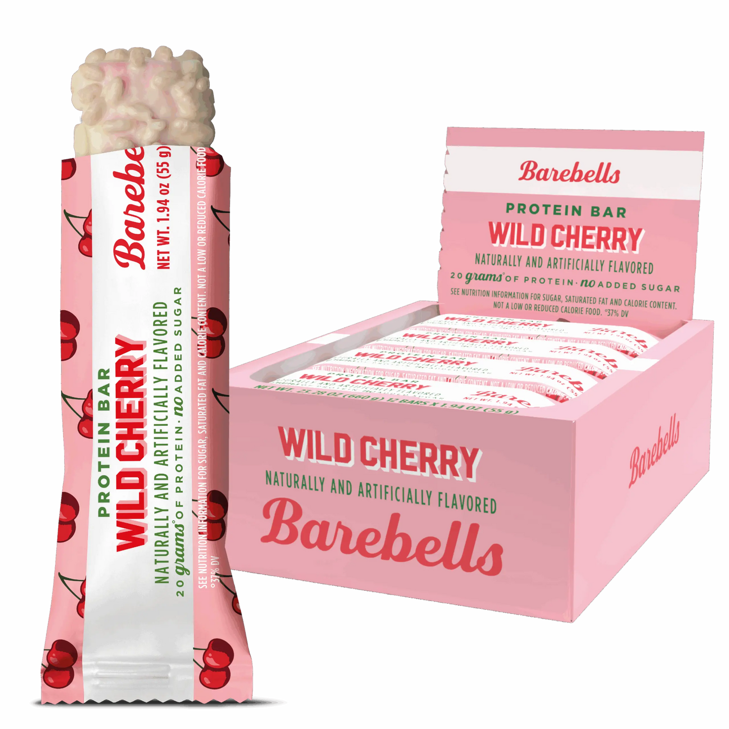 Barebells Protein Bars  - 12 Count, 1.9oz Bars - Protein Snacks with 20g of High Protein - 1g of Total Sugars